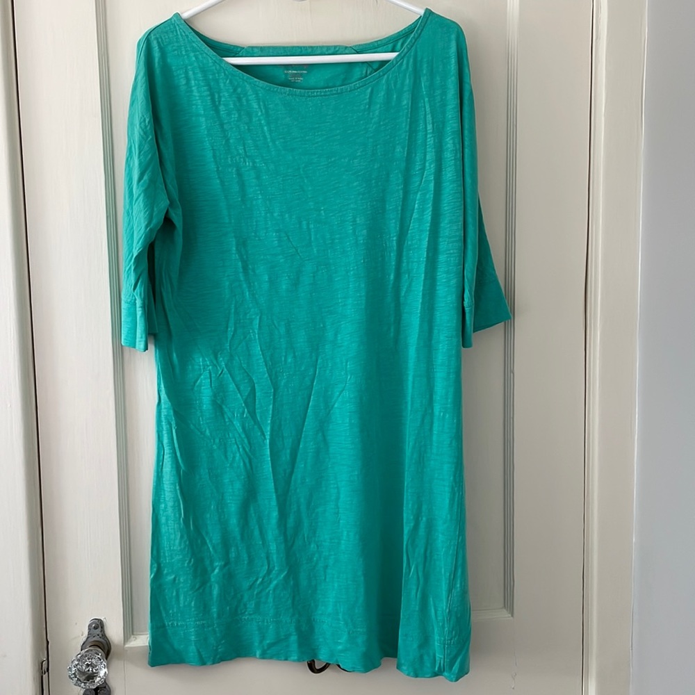 Lilly Pulitzer light cotton teal dress